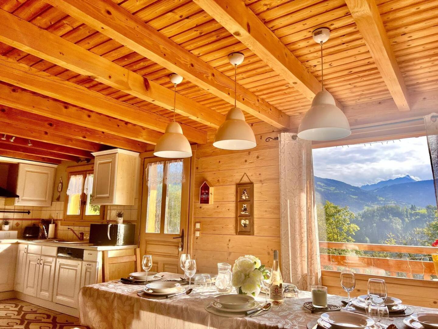 Charming Family Chalet For 8 People, With Private Hot Tub Les Clefs Extérieur photo