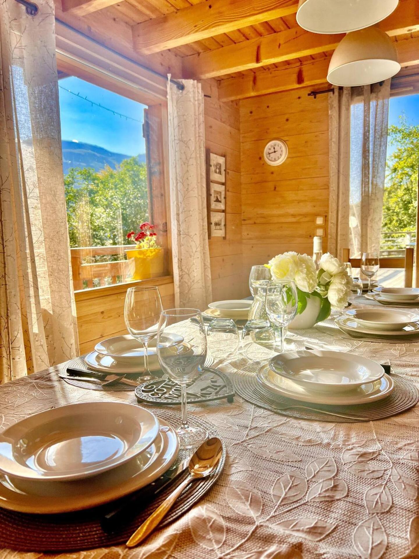 Charming Family Chalet For 8 People, With Private Hot Tub Les Clefs Extérieur photo