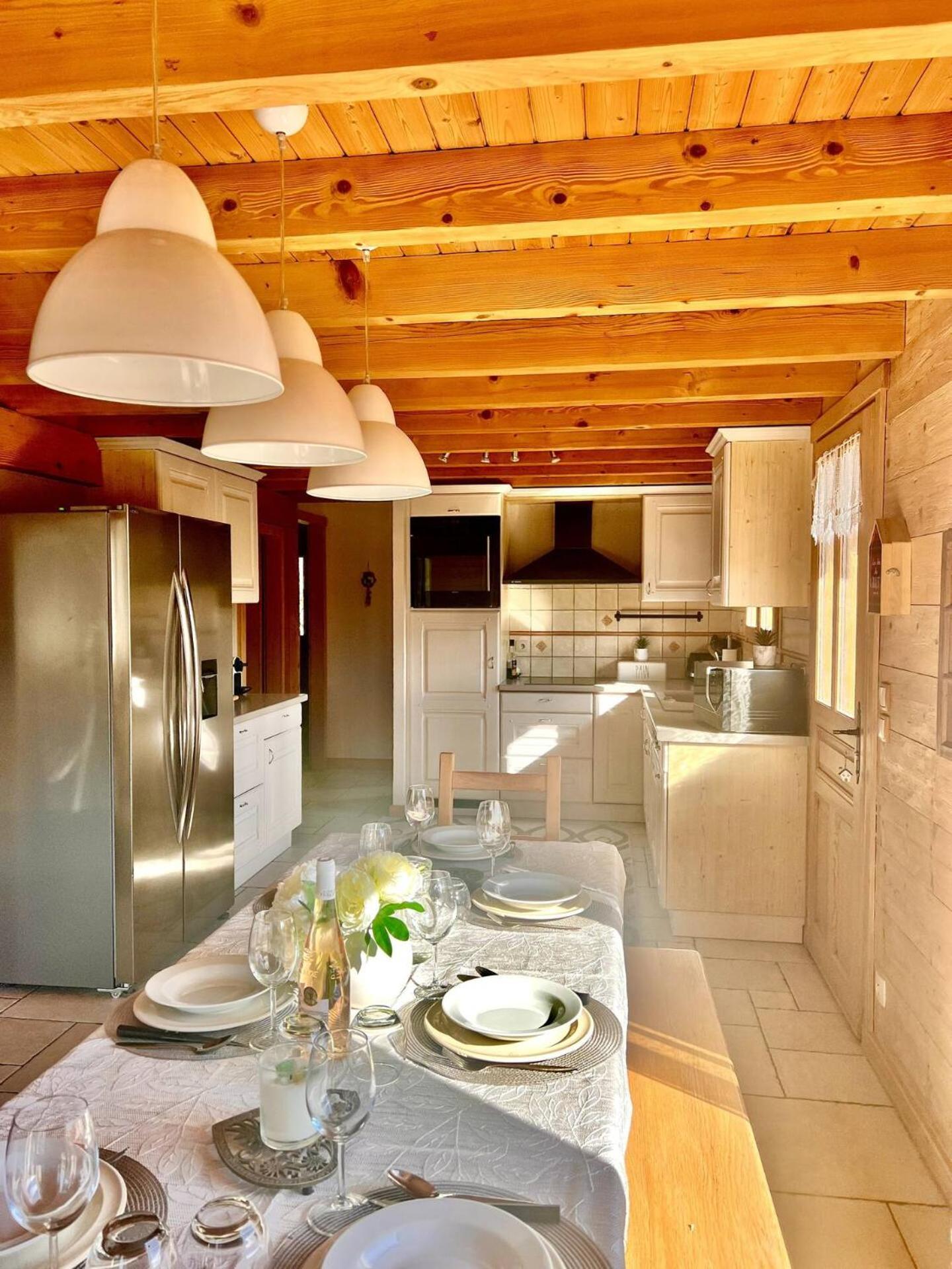 Charming Family Chalet For 8 People, With Private Hot Tub Les Clefs Extérieur photo